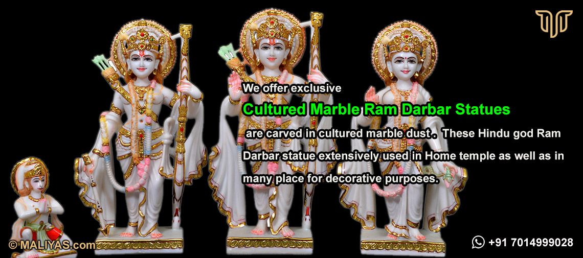 Fiber Ram Darbar Statue