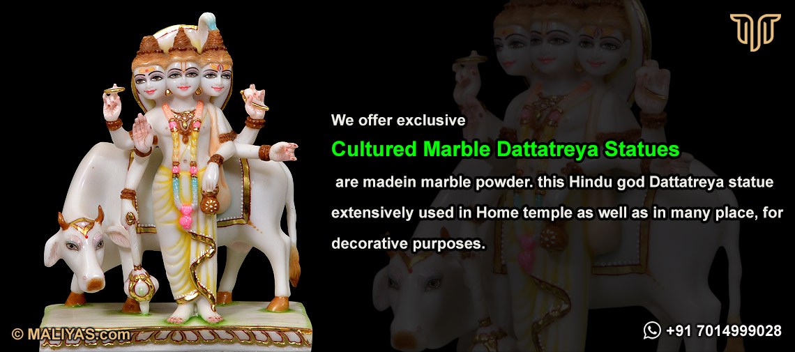 Fiber Dattatreya Statue